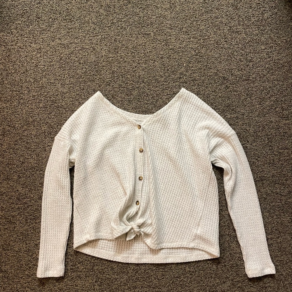 Oversized off-white sweater